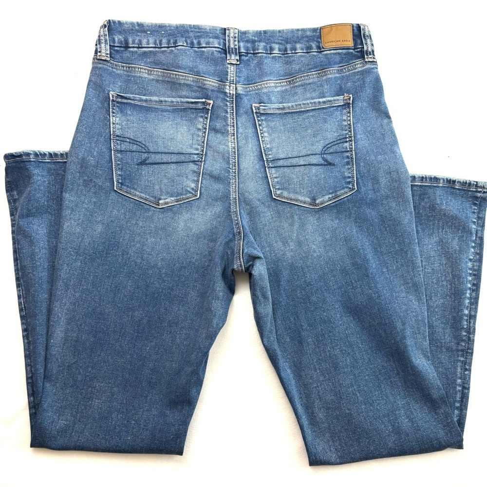 American Eagle Double Button Super Curvy Highrise… - image 8